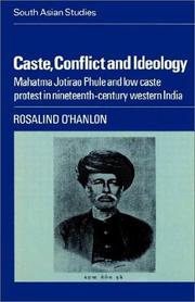 Cover of: Caste, Conflict and Ideology by Rosalind O'Hanlon