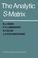 Cover of: The Analytic S-Matrix