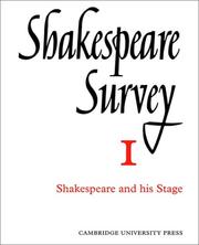 Cover of: Shakespeare Survey by Allardyce Nicoll, Allardyce Nicoll