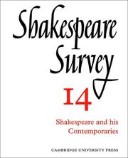 Cover of: Shakespeare Survey by Allardyce Nicoll, Allardyce Nicoll