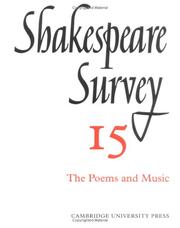 Cover of: Shakespeare Survey by Allardyce Nicoll, Allardyce Nicoll