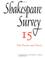 Cover of: Shakespeare Survey