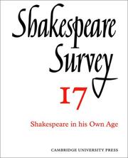 Cover of: Shakespeare Survey by Allardyce Nicoll, Allardyce Nicoll