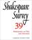 Cover of: Shakespeare Survey