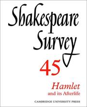 Cover of: Shakespeare Survey by Stanley Wells