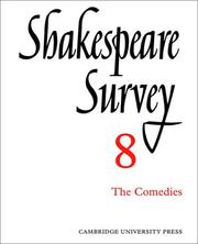 Cover of: Shakespeare Survey by Allardyce Nicoll, Allardyce Nicoll