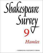 Cover of: Shakespeare Survey by Allardyce Nicoll, Allardyce Nicoll