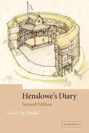Diary by Philip Henslowe
