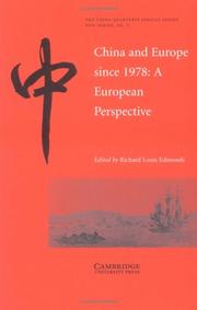 Cover of: China and Europe since 1978: a European perspective