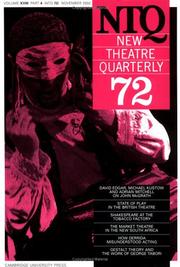 Cover of: New Theatre Quarterly 72 (New Theatre Quarterly)