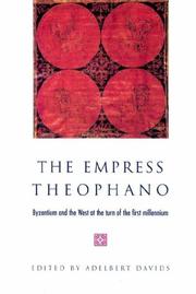 Cover of: The Empress Theophano by Adelbert Davids