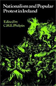 Cover of: Nationalism and Popular Protest in Ireland (Past and Present Publications) by Charles H. E. Philpin, Charles H. E. Philpin