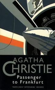 Cover of: Passenger to Frankfurt (The Christie Collection) by Agatha Christie