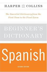 Cover of: HarperCollins Beginner's Spanish Dictionary, 2nd Edition by Harper Collins Publishers