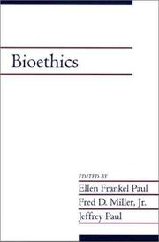 Cover of: Bioethics (Social Philosophy and Policy)