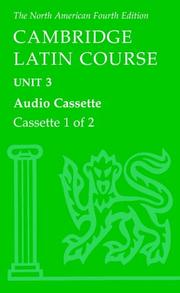 Cover of: North American Cambridge Latin Course Unit 3 Audio Cassette