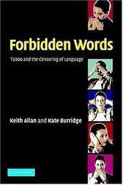 Forbidden Words by Keith Allan