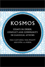 Cover of: Kosmos: Essays in Order, Conflict and Community in Classical Athens