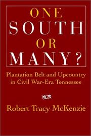 One South or many? by Robert Tracy McKenzie