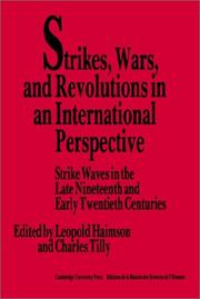 Strikes, Wars, and Revolutions in an International Perspective cover