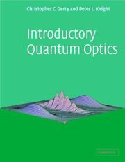 Cover of: Introductory Quantum Optics by Christopher Gerry, Peter Knight