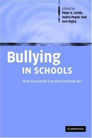 Cover of: Bullying in Schools by 