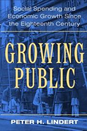 Cover of: Growing Public by Peter H. Lindert