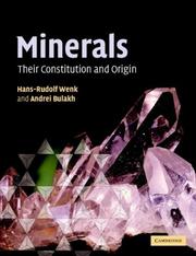 Cover of: Minerals: Their Constitution and Origin