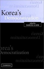 Cover of: Korea's Democratization by Samuel S. Kim