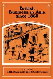 Cover of: British Business in Asia since 1860