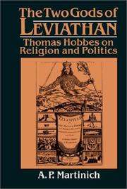 Cover of: The Two Gods of Leviathan: Thomas Hobbes on Religion and Politics