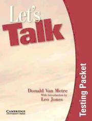 Cover of: Let's Talk Testing Packet (Let's Talk)