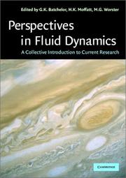 Cover of: Perspectives in Fluid Dynamics: A Collective Introduction to Current Research