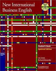 Cover of: New International Business English Updated Edition Student's Book with Bonus Extra BEC Vantage Preparation CD-ROM: Communication Skills in English for Business Purposes