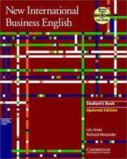 New international business English by Leo Jones, Richard Alexander