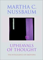Cover of: Upheavals of Thought by Martha Nussbaum