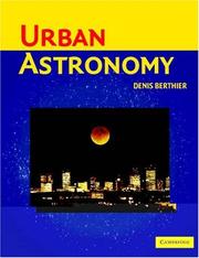 Cover of: Urban Astronomy by Denis Berthier