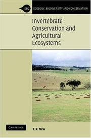 Cover of: Invertebrate Conservation and Agricultural Ecosystems (Ecology, Biodiversity and Conservation)