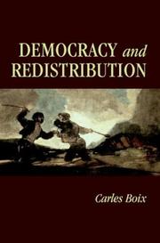 Cover of: Democracy and Redistribution (Cambridge Studies in Comparative Politics)