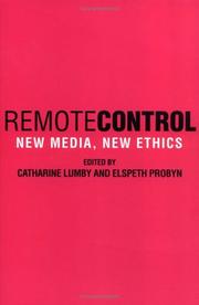 Cover of: Remote control by edited by Catharine Lumby, Elspeth Probyn.