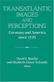 Cover of: Transatlantic Images and Perceptions: Germany and America since 1776 (Publications of the German Historical Institute)