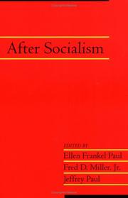 Cover of: After socialism by edited by Ellen Frankel Paul, Fred D. Miller, Jr., and Jeffrey Paul.