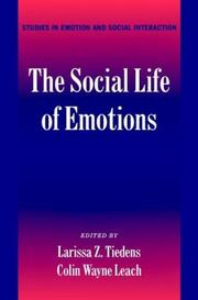 Cover of: The Social Life of Emotions (Studies in Emotion and Social Interaction) by Antony Manstead, Keith Oatley