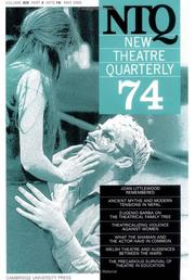 Cover of: New Theatre Quarterly 74 (New Theatre Quarterly)