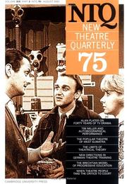 Cover of: New Theatre Quarterly 75 (New Theatre Quarterly) by 