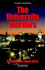 Cover of: The University Murders by Richard MacAndrew