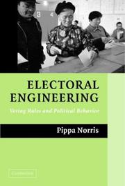 Cover of: Electoral Engineering by Pippa Norris