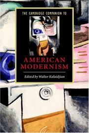 Cover of: The Cambridge Companion to American Modernism (Cambridge Companions to Literature)