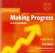 Cover of: Making Progress to First Certificate Audio CD Set (Cambridge Books for Cambridge Exams)