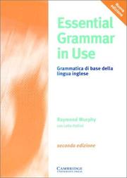 Cover of: Essential Grammar in Use  Italian Edition with CD ROM by Raymond Murphy, Lelio Pallini